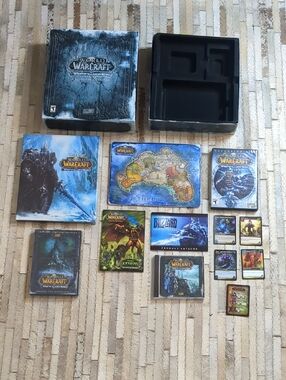 World Of Warcraft Wrath Of The Lich King Collector Edition Incomplete Boxed Set